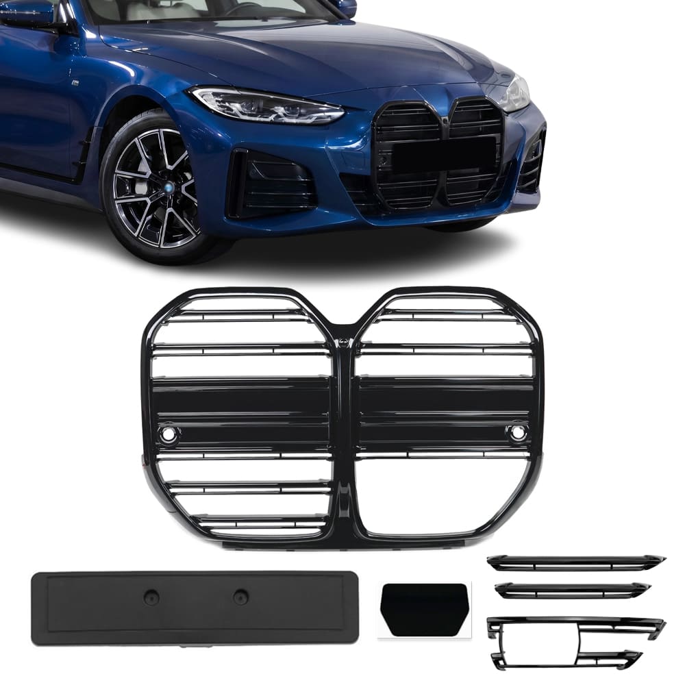 BMW G26 kiiltävän mustat M -look munuaiset ACC Paikalle