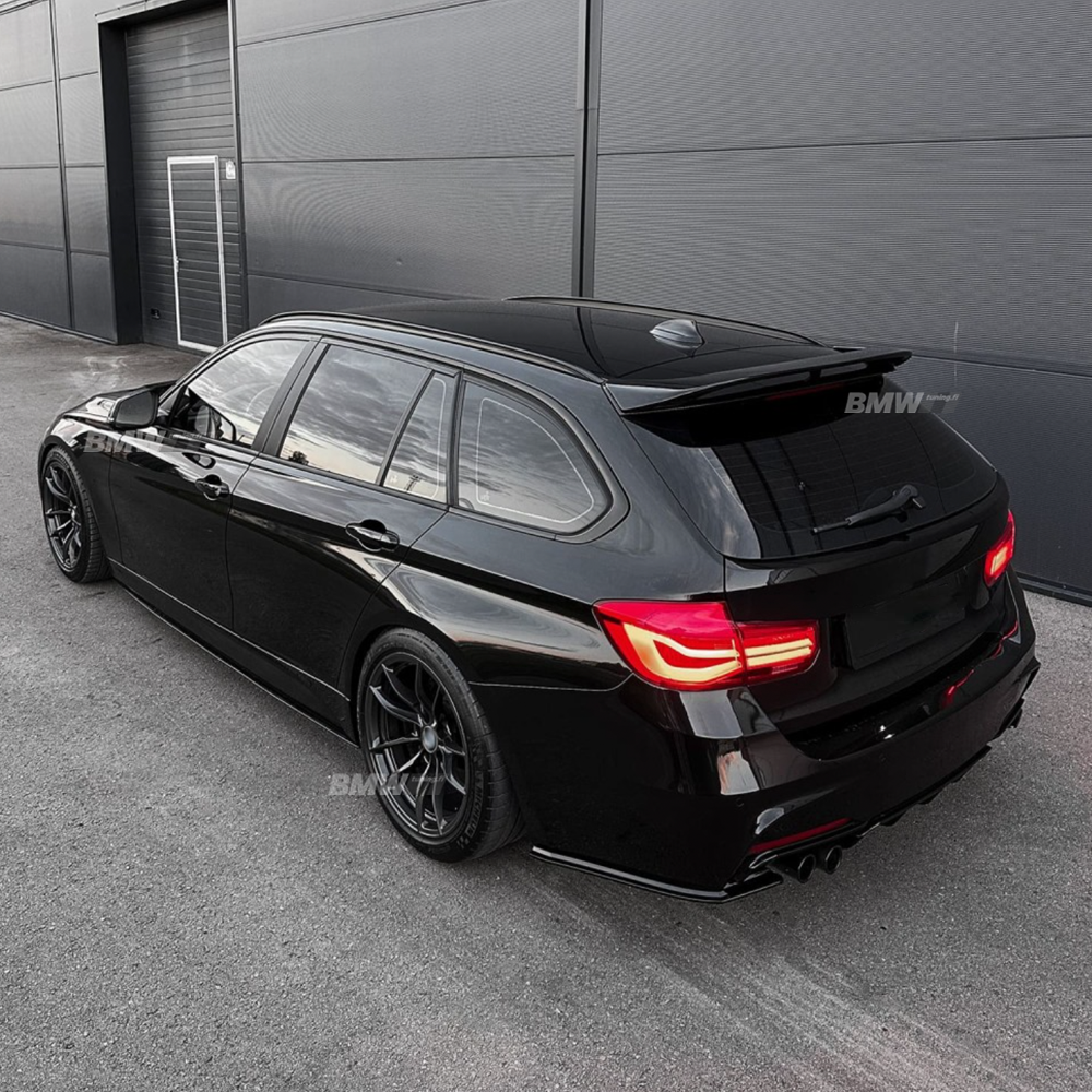 BMW F30 F31, M-Performance skirt inserts glossy black