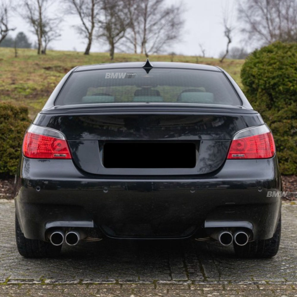 BMW E60 M-Performance look glossy black rear spoiler