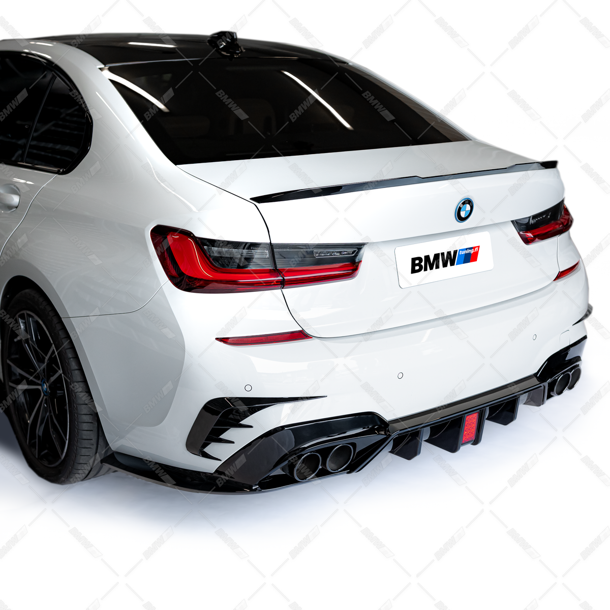 BMW G20 / G21 Special diffuser with brake light glossy black
