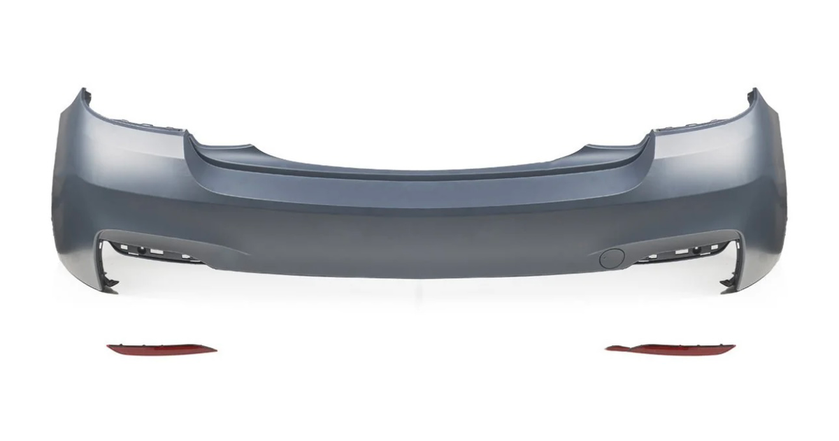 BMW F22 F23, M-sport look rear bumper. PDC