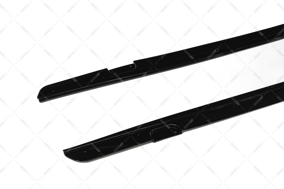 BMW F20, M-Performance skirt inserts glossy black