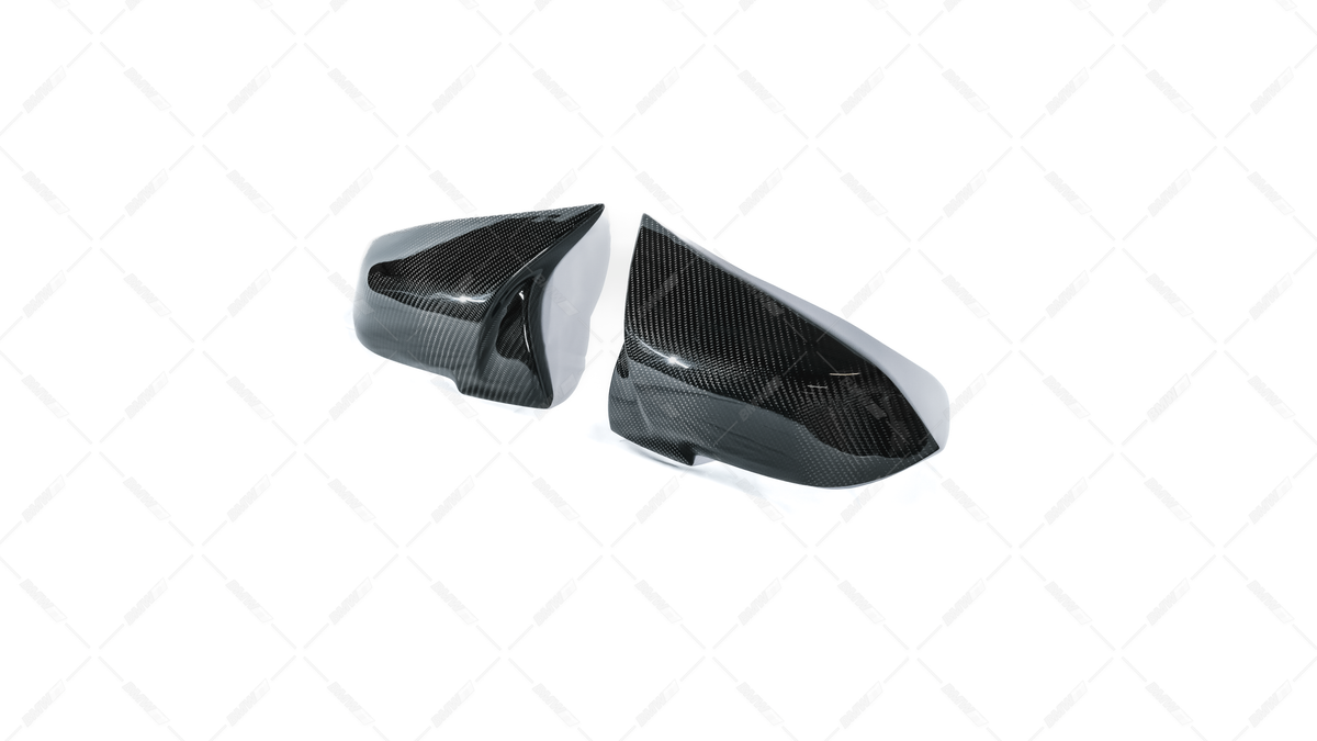 BMW F20/F21, F22/F23 F30 F31, F32 F33, F36, M-Look mirror caps genuine carbon fiber