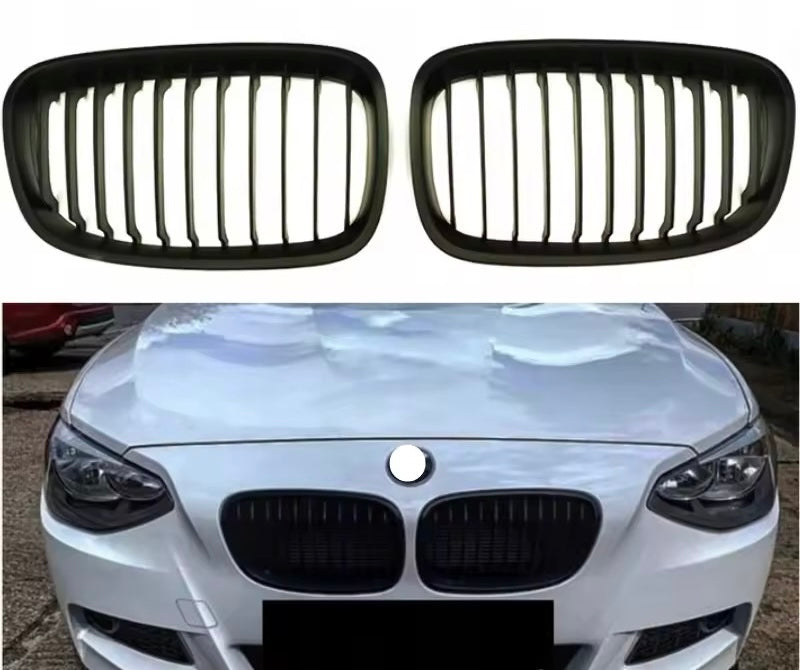 BMW F20 F21, kiiltävän mustat single munuaiset