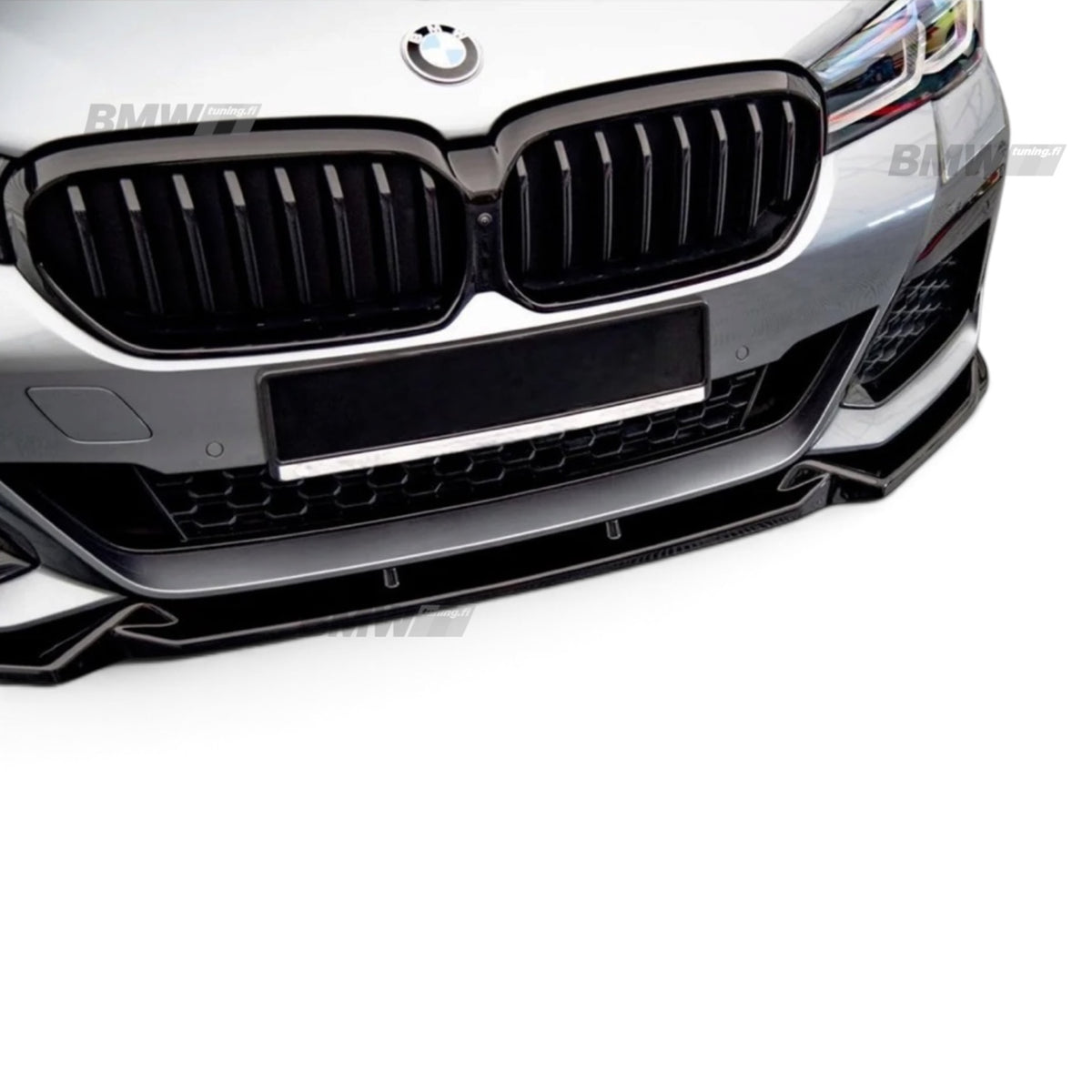 BMW G30 G31 LCI Max Front Splitter, Gloss Black