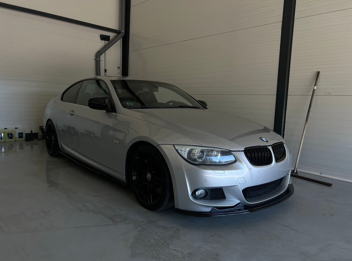 BMW E92 E93 08-13 LCI M-Sport etupuskurin hockhenheim kiiltävän musta etulippa