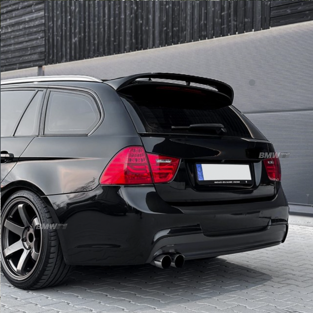 BMW E91 Kiiltävän Musta Takaspoileri M-Performance
