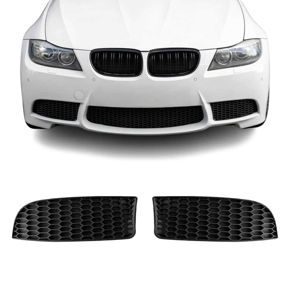 BMW E90 / E91 / E92 / E93 Fog Light Cover Set for M3 Style Front Bumper
