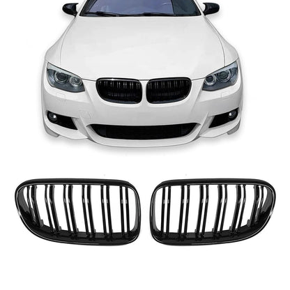 BMW E92 E93 LCI, M-Look glossy black kidneys