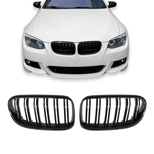 BMW E92 E93 LCI, M-Look glossy black kidneys