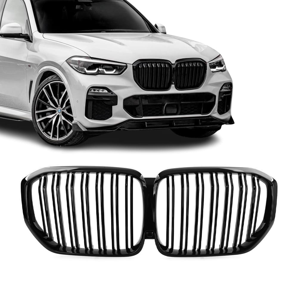 BMW G05 X5 kiiltävän mustat M-Look munuaiset