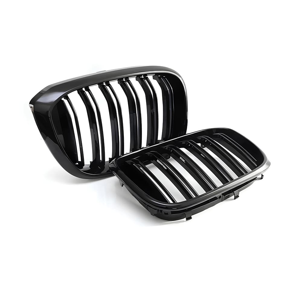 BMW G01 X3 , G02 X4, M-look glossy black kidneys