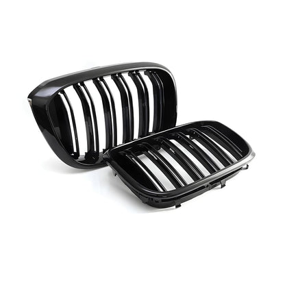 BMW G01 X3 , G02 X4, M-look glossy black kidneys