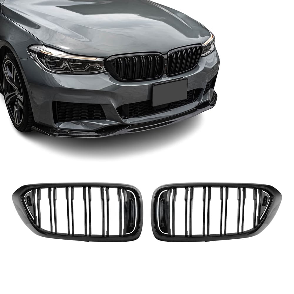 BMW G32 GT 6-sarja, kiiltävän mustat M look munuaiset