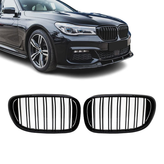 BMW G11 G12, M-look kiiltävän mustat munuaiset