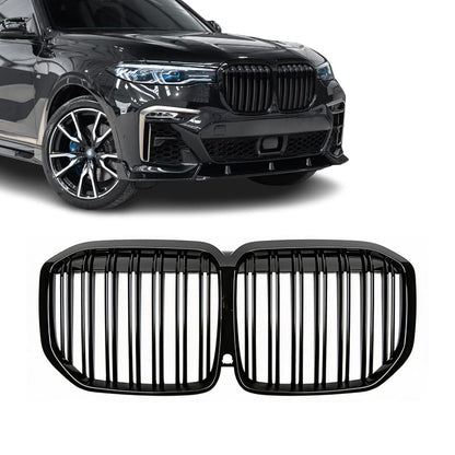 BMW G07 X7, Glossy black M-look kidneys