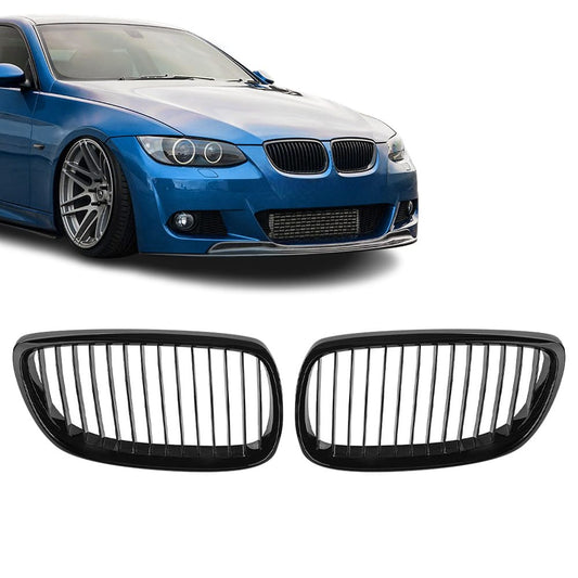 BMW E92 / E93, glossy black single kidneys 