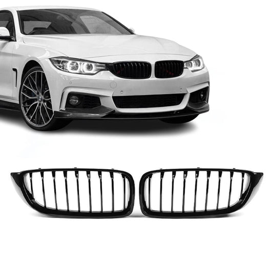 BMW F32 F33 F36 F82 F83, SIngle Look , kiiltävän mustat munuaiset
