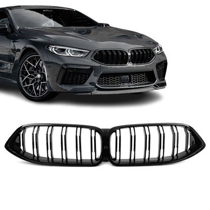 BMW G14,G15,G16, 8-Sarja , kiiltävän mustat m-look munuaiset