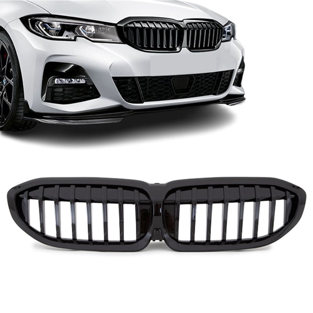 BMW G20 G21 kiiltävän mustat Single munuaiset