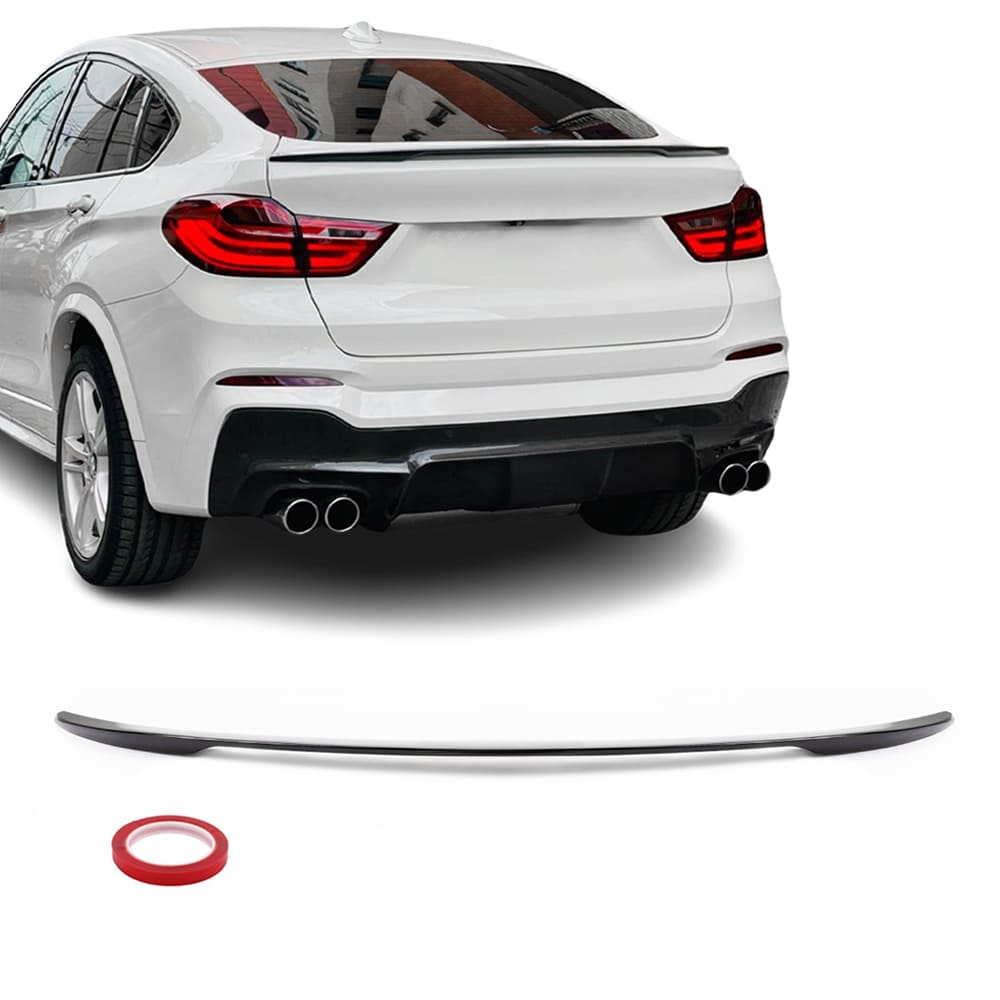 BMW X4 F26 glossy black M-performance look rear spoiler