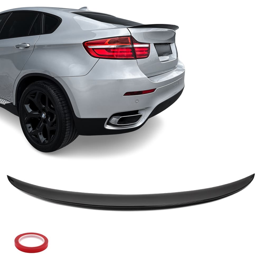 BMW X6 E71 kiiltävän musta M-performance takaspoileri
