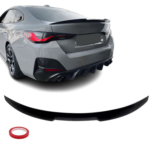 BMW G26, M4 kiltävän musta
takaspoileri