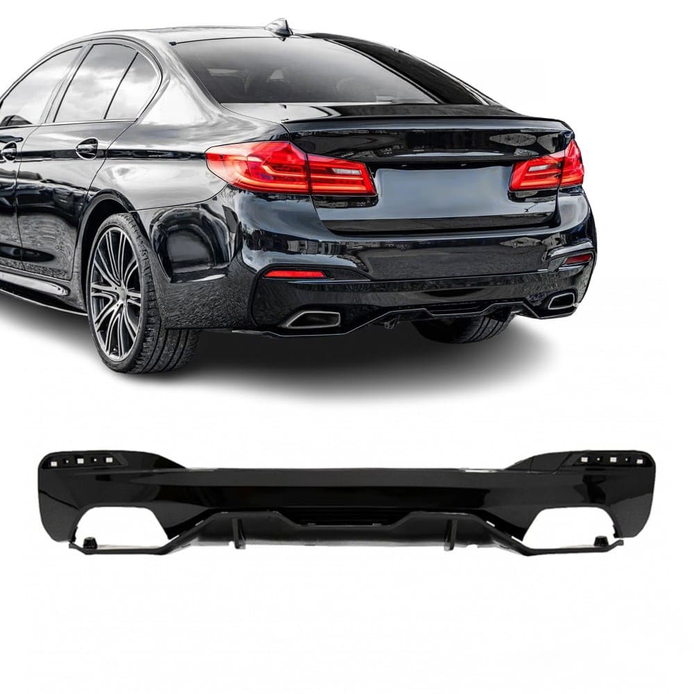 Bmw G30 G31 kiiltävän musta M-performance diffuusori