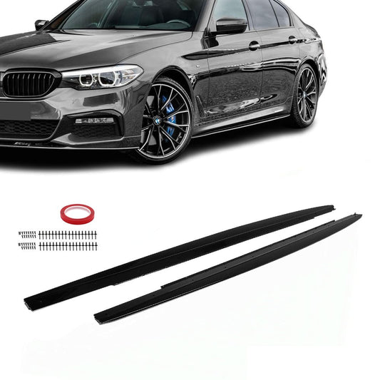 BMW G30 G31 M-Performance sivuhelmojen lisäosat kiiltävän mustat