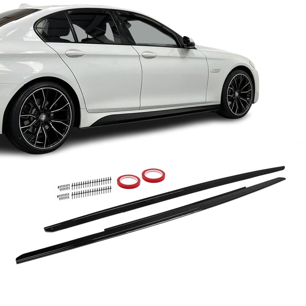 BMW F10 F11, M-Performance helmojen lisäosat kiiltävän musta