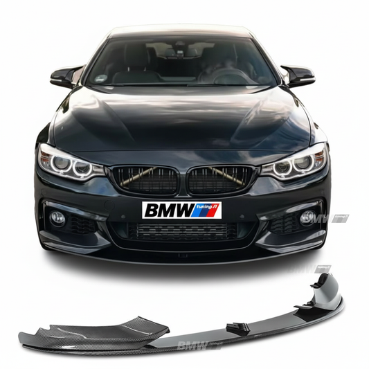BMW F32 F33 F36 M-performance etupuskurin lippa carbon look