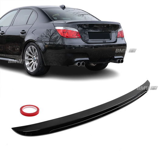 BMW E60 M-Performance look kiiltävän musta takaspoileri