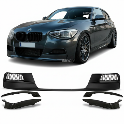BMW F20 F21 M-Sport Look Front Bumper Lip Matte Black