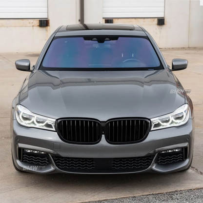 BMW G11 G12, Single glossy black kidneys