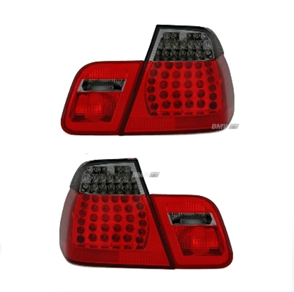 BMW E46 LED Taillights Red-Grey