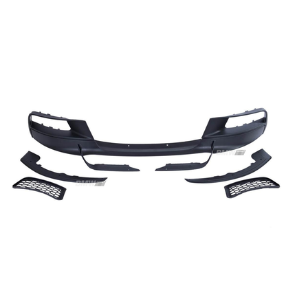BMW F20 F21 M-Sport Look Front Bumper Lip Matte Black