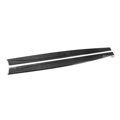 BMW F80 M3 F82 M4 M-Performance Carbon Fiber Side Skirt Extensions
