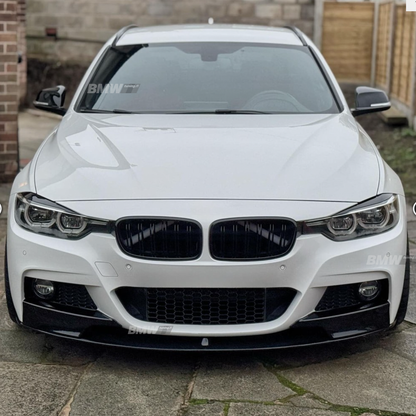 BMW F30 F31, M-look glossy black kidneys
