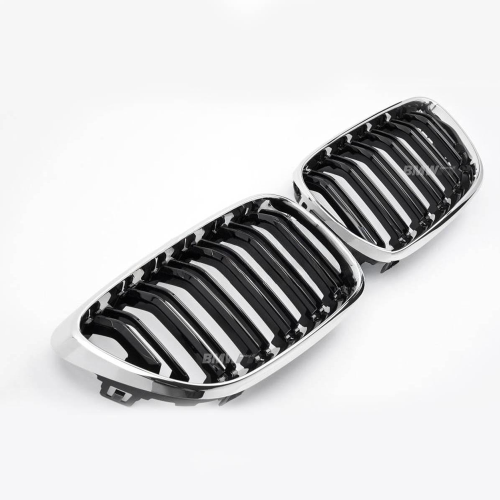BMW F22 F23 M-look Grilles Chrome / Black