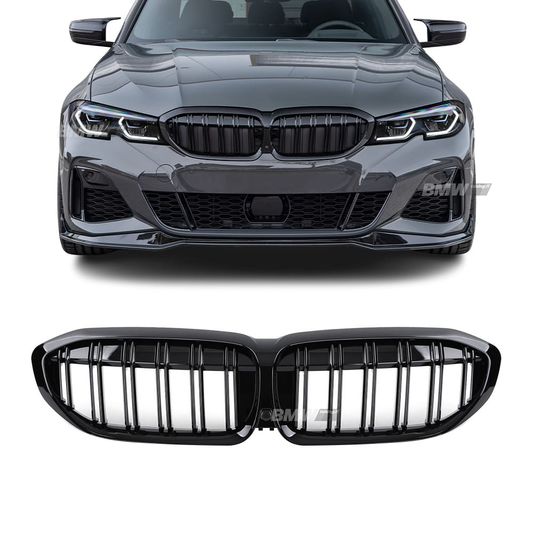 BMW G20 G21 glossy black M-look kidneys