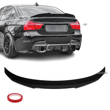 BMW E90 PSM-look kiiltävän musta takaspoileri