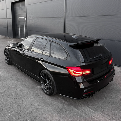 BMW F30 F31, M-Performance skirt inserts glossy black