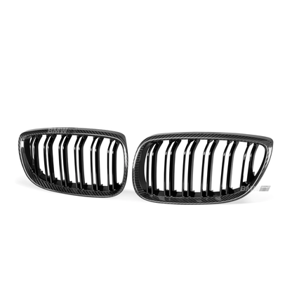 BMW E92 E93 M-look carbon fiber kidney grilles