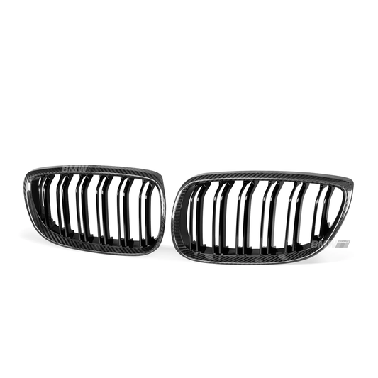 BMW E92 E93 M-look carbon fiber kidney grilles