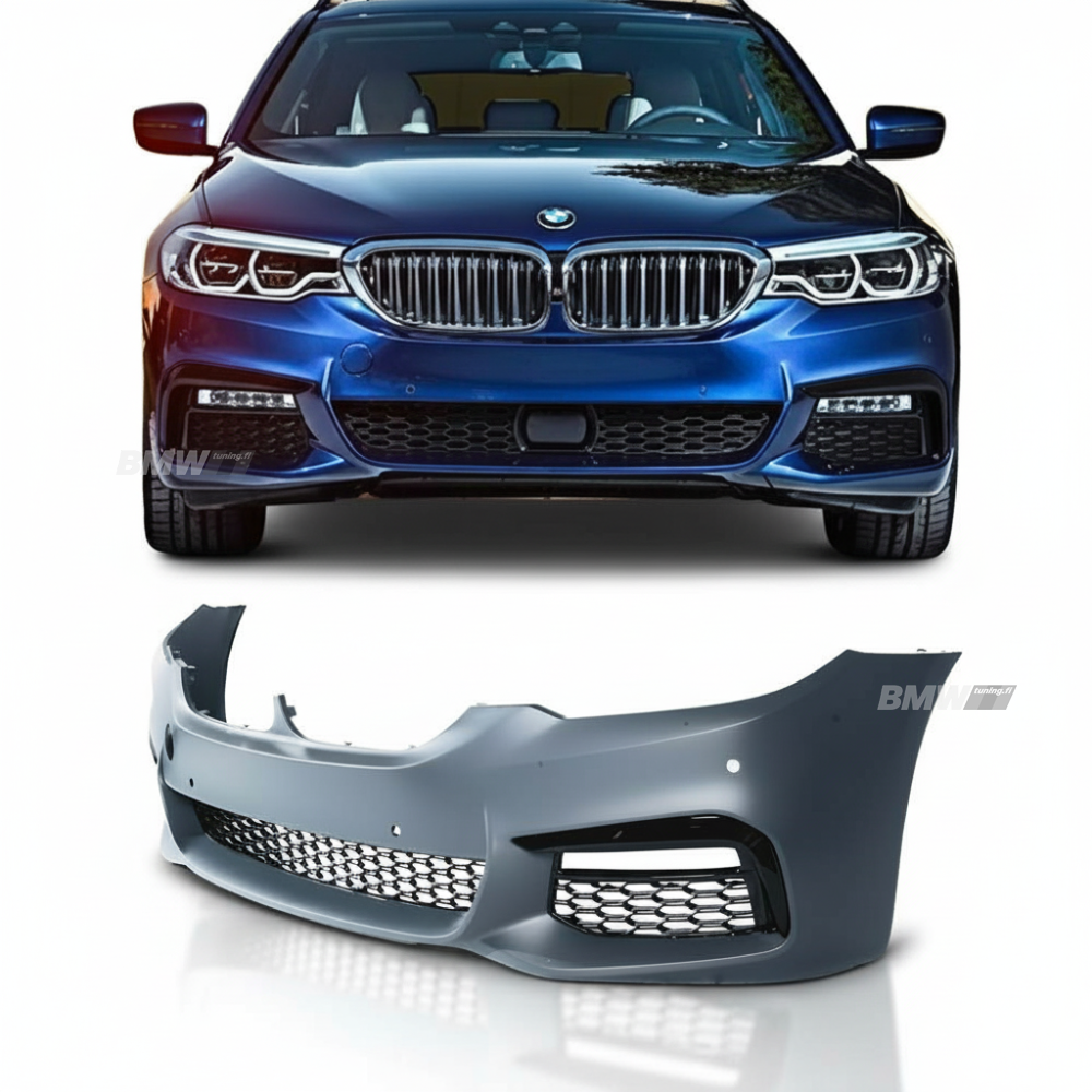BMW G30/G31 M-sport look etupuskuri (PDC)