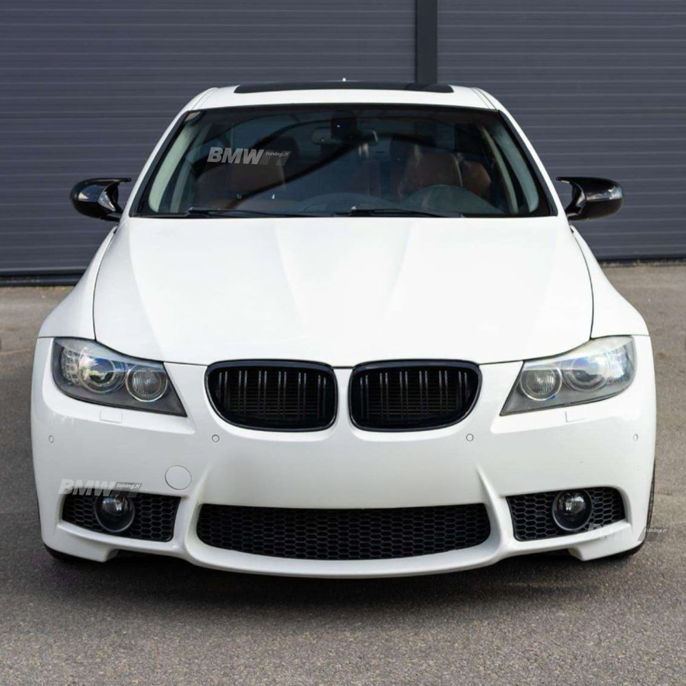 BMW E90 E91 LCI, M3-Look kiiltävän mustat munuaiset