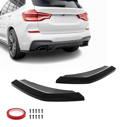 BMW X3 G01, Rear bumper gloss
 black extra pieces