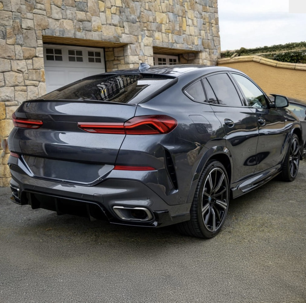 Bmw X6 G06, 2019-2023 Black Knight Aero kit glossy black