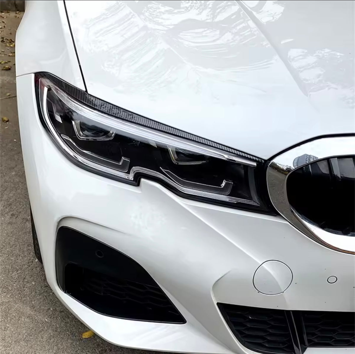 Bmw G20 G21 Hiilikuitu look valoluomet