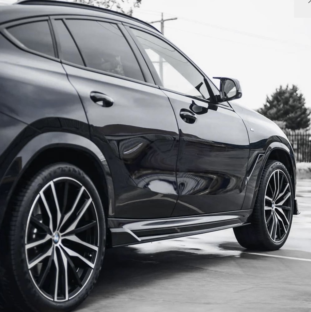 Bmw X6 G06, 2019-2023 Black Knight Aero kit glossy black